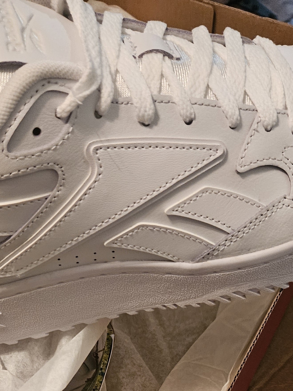 All-White Leather Sneaker